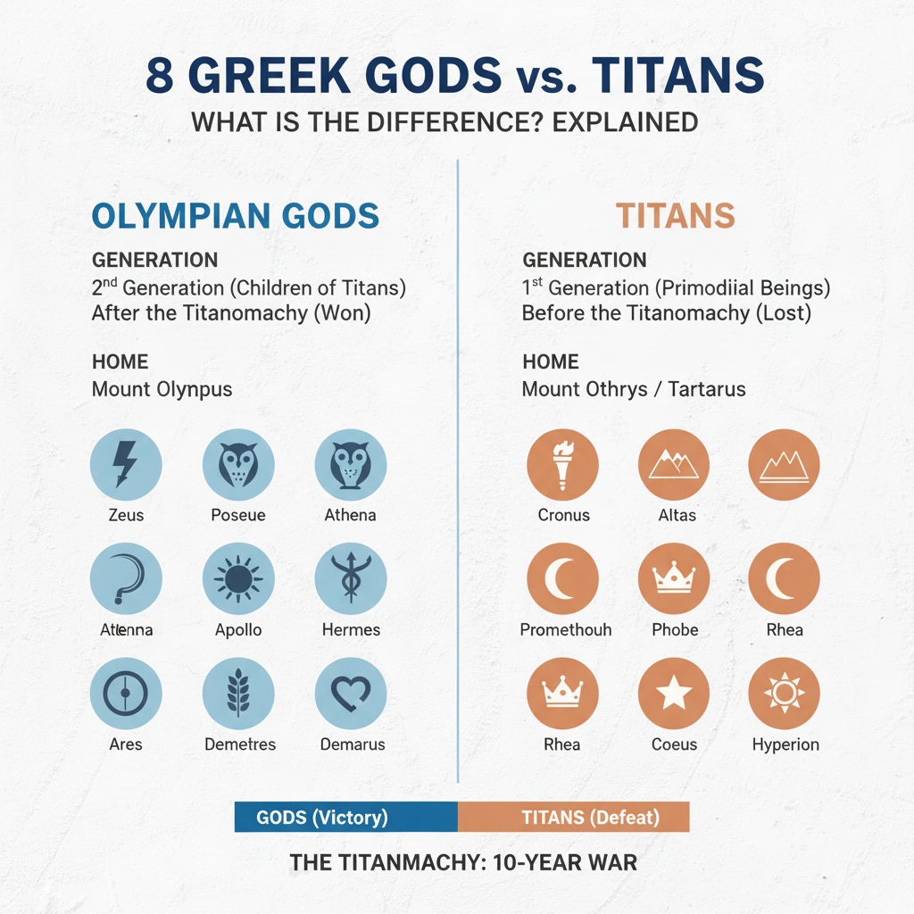 Greek Gods vs Titans: What is the Difference?