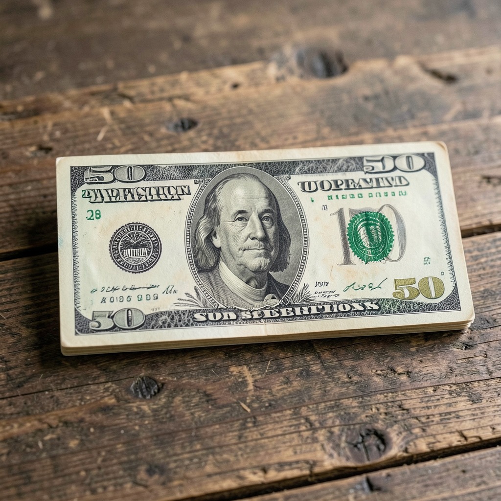$50 bill superstition