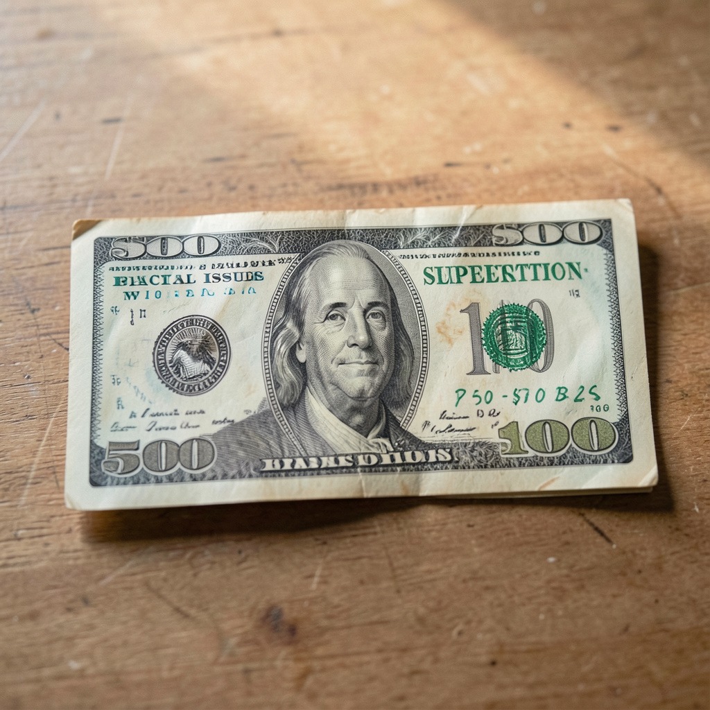 $50 bill superstition