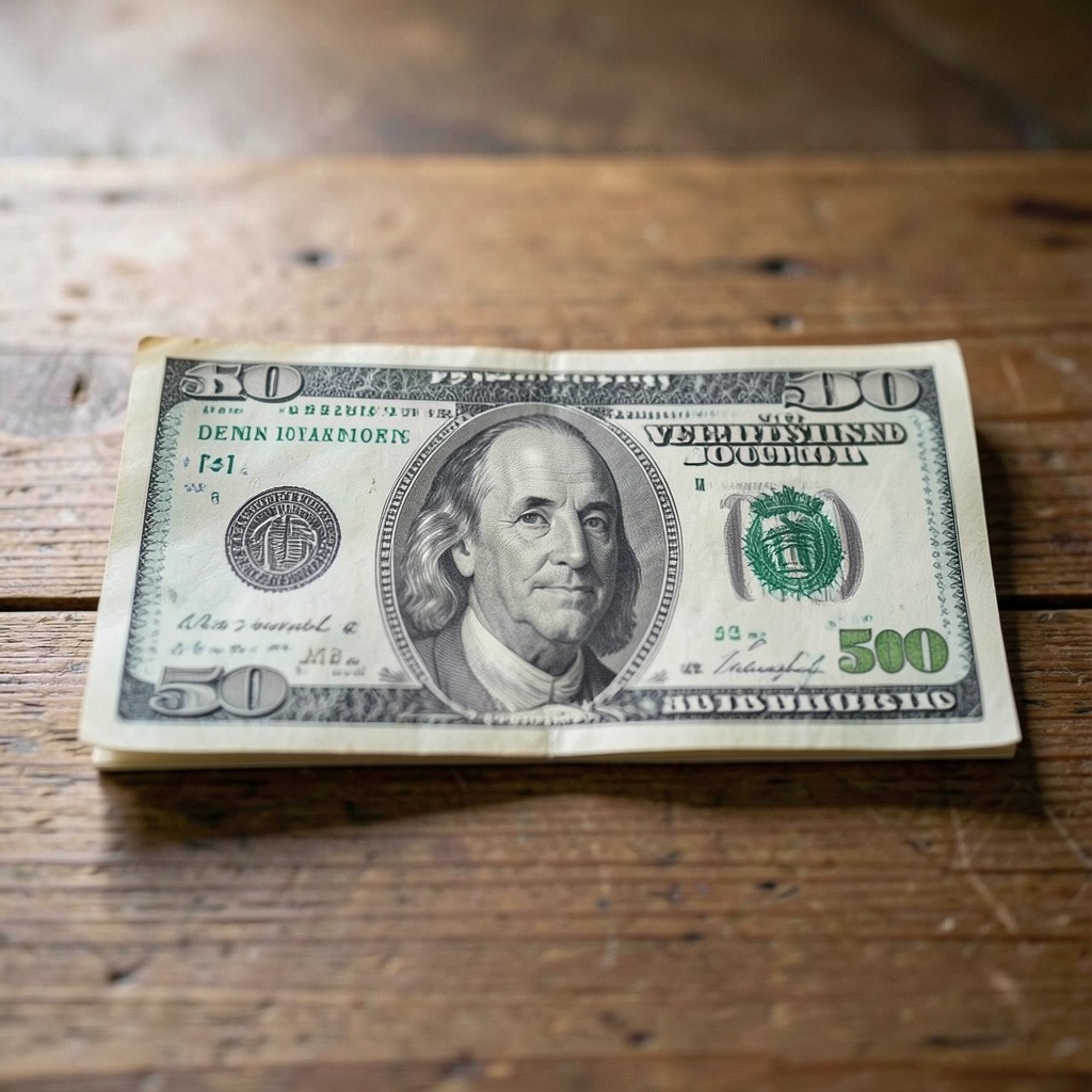 $50 bill superstition