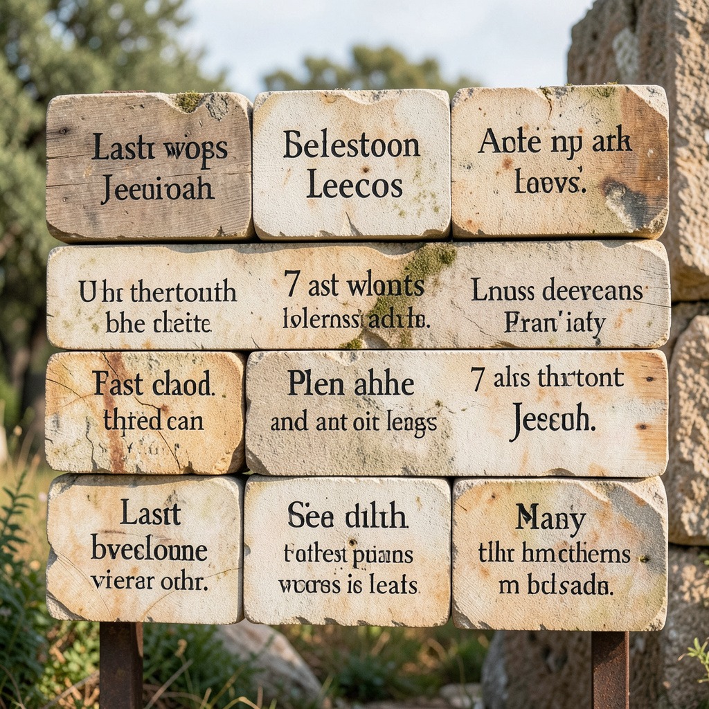 7 last words of Jesus and their meanings