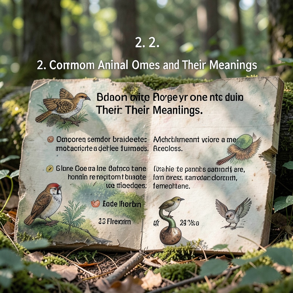 common omens and their meanings