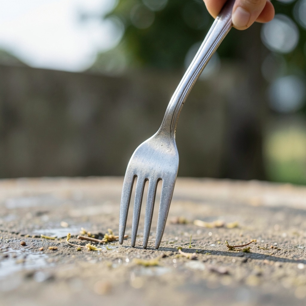 fork dropping superstition