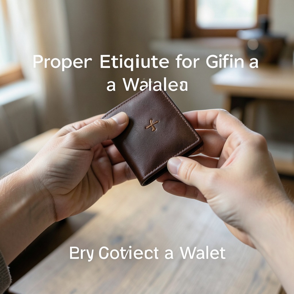 giving a wallet as a gift superstition