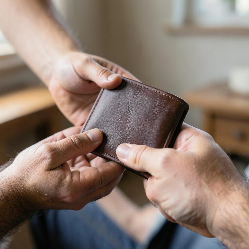 giving a wallet as a gift superstition