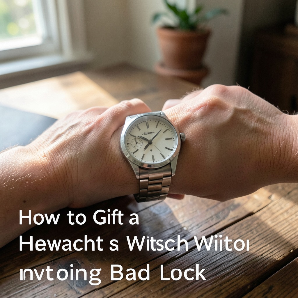 giving a watch as a gift superstition