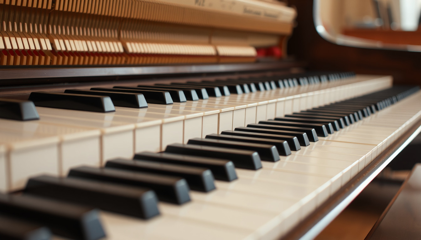Sound production in piano