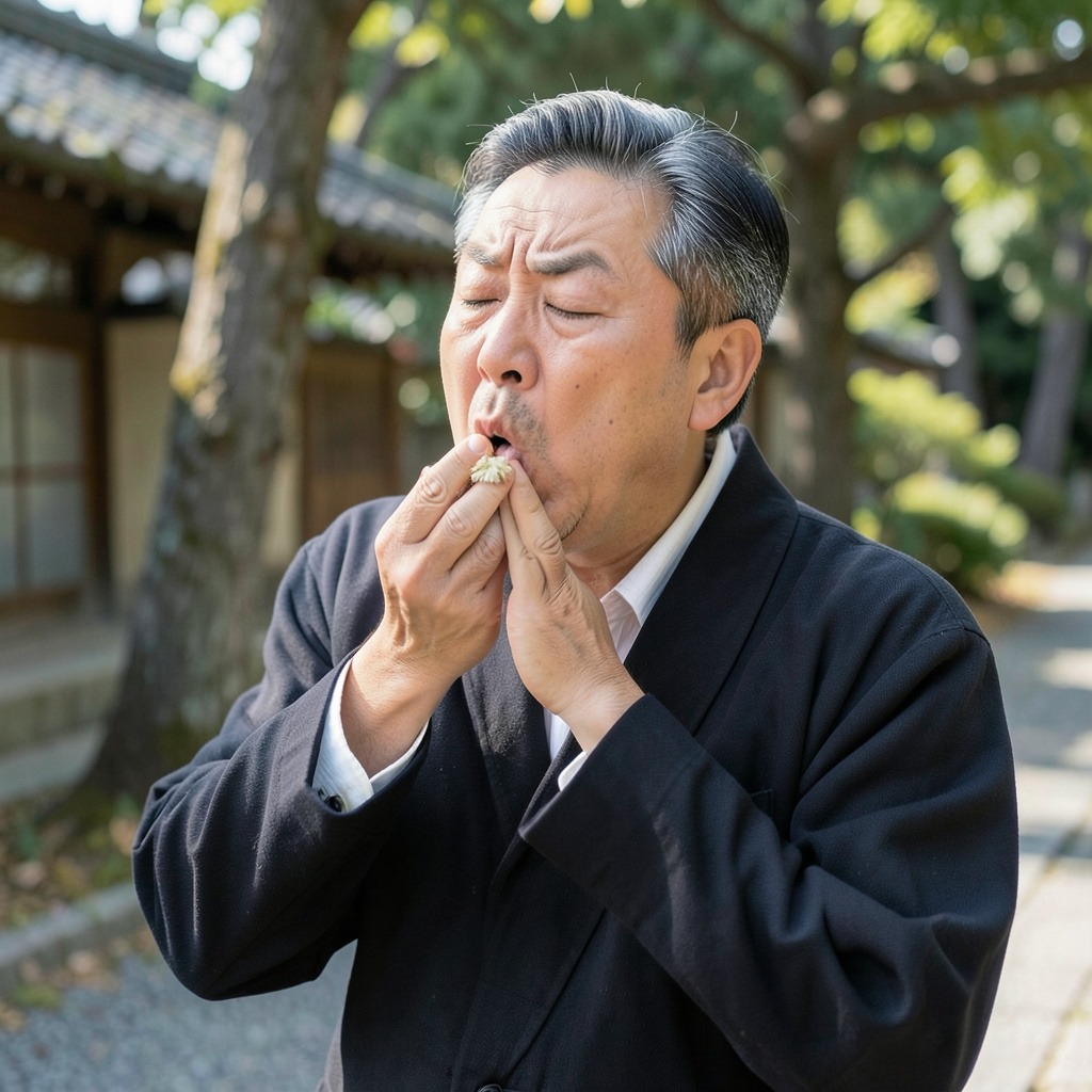 Japanese sneezing superstition