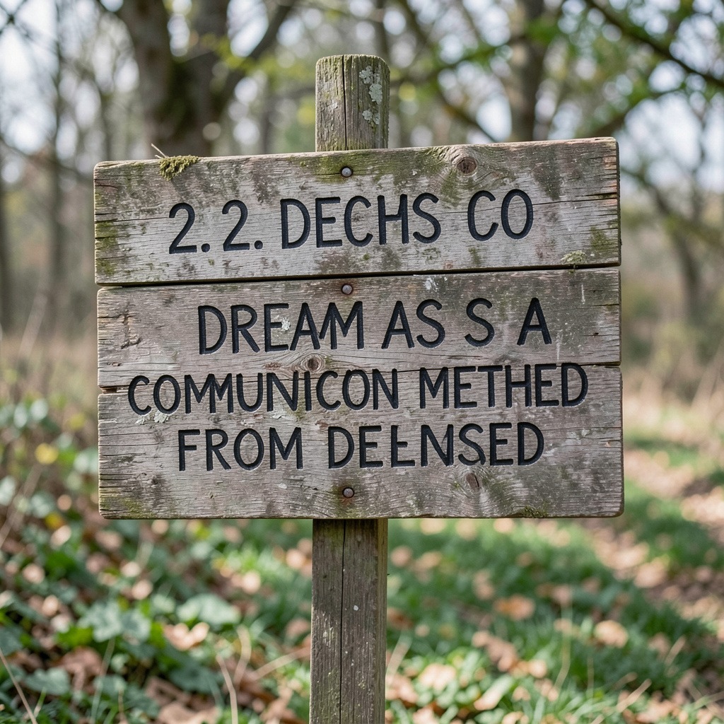 signs from a deceased loved one
