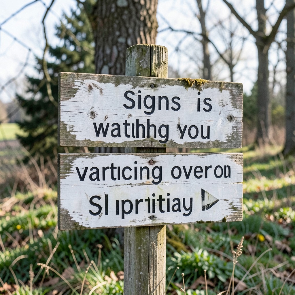 signs someone is watching over you spiritually