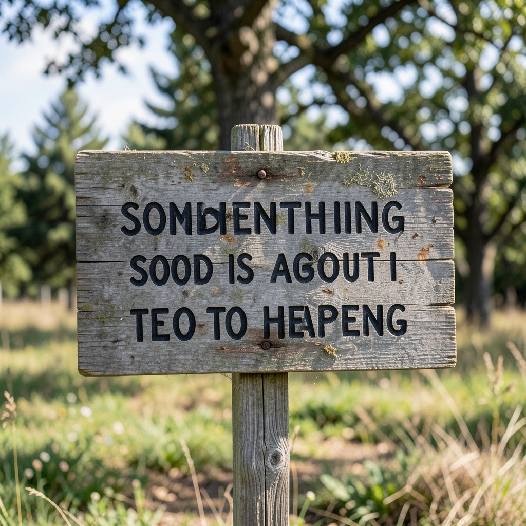 signs something good is about to happen