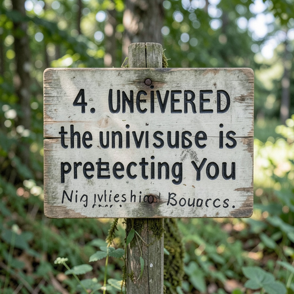 signs the universe is protecting you
