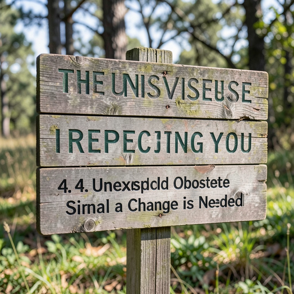 signs the universe is redirecting you