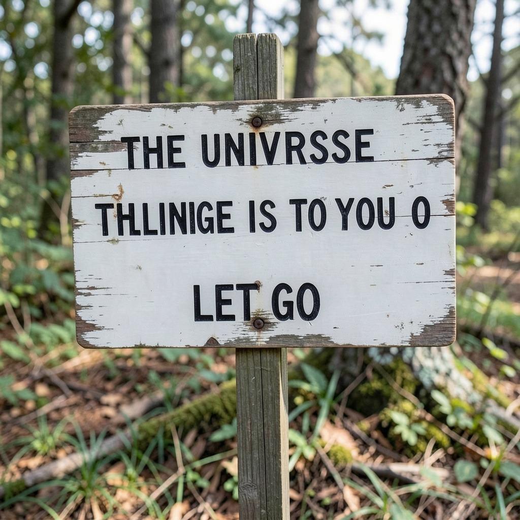 signs the universe is telling you to let go