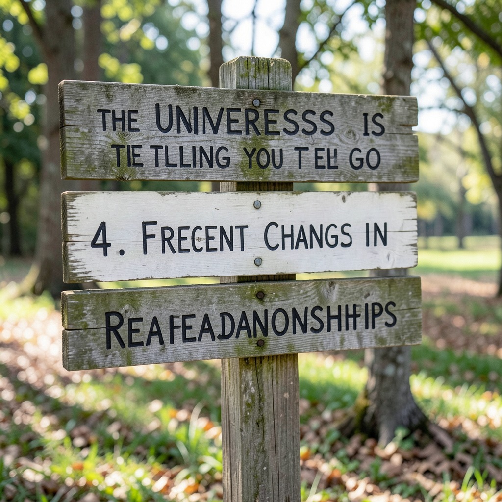 signs the universe is telling you to let go
