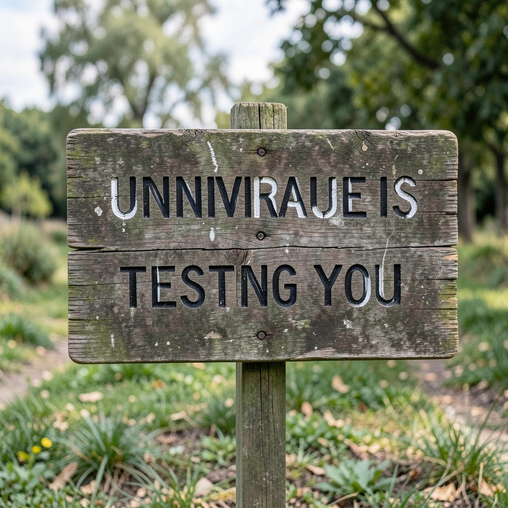 signs the universe is testing you