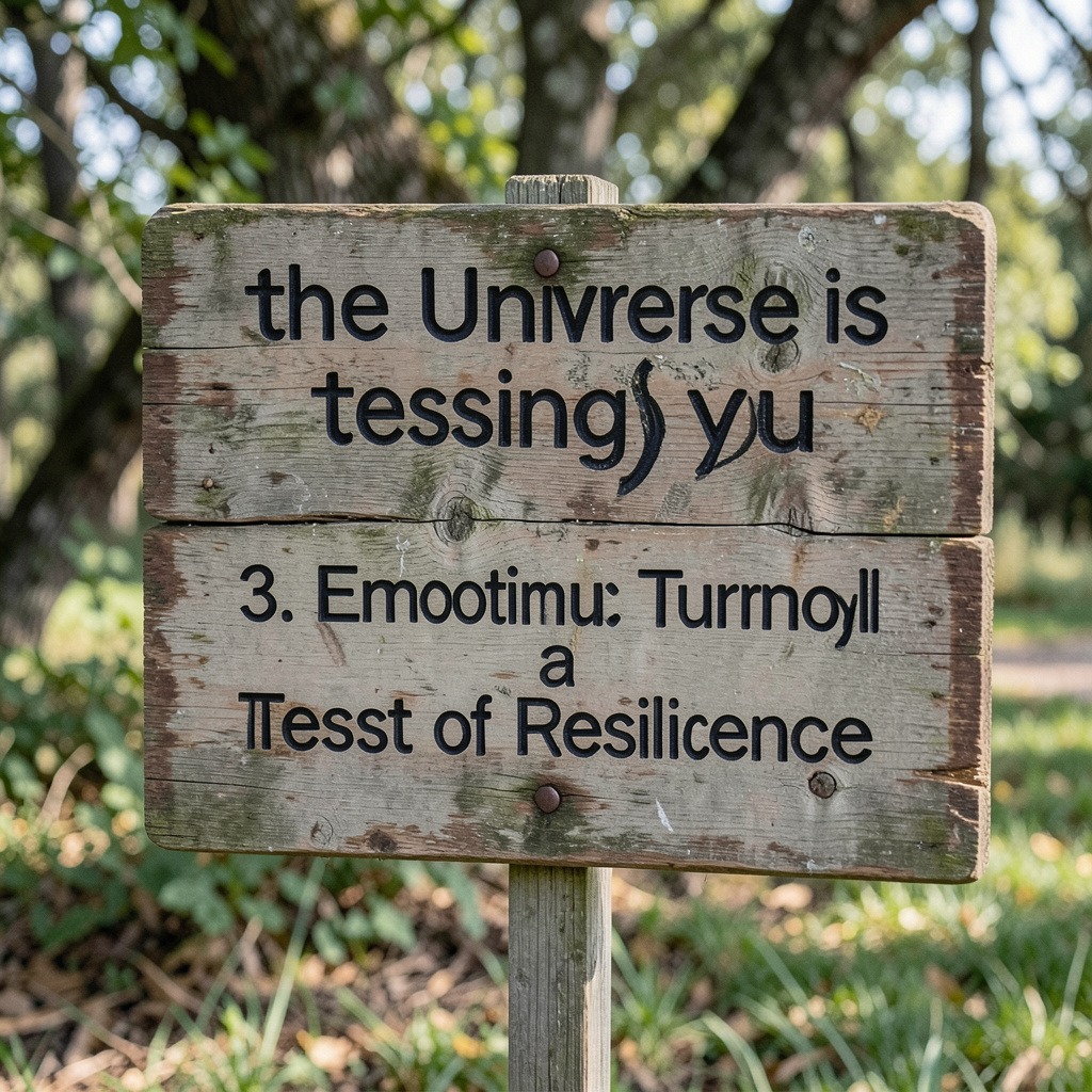 signs the universe is testing you