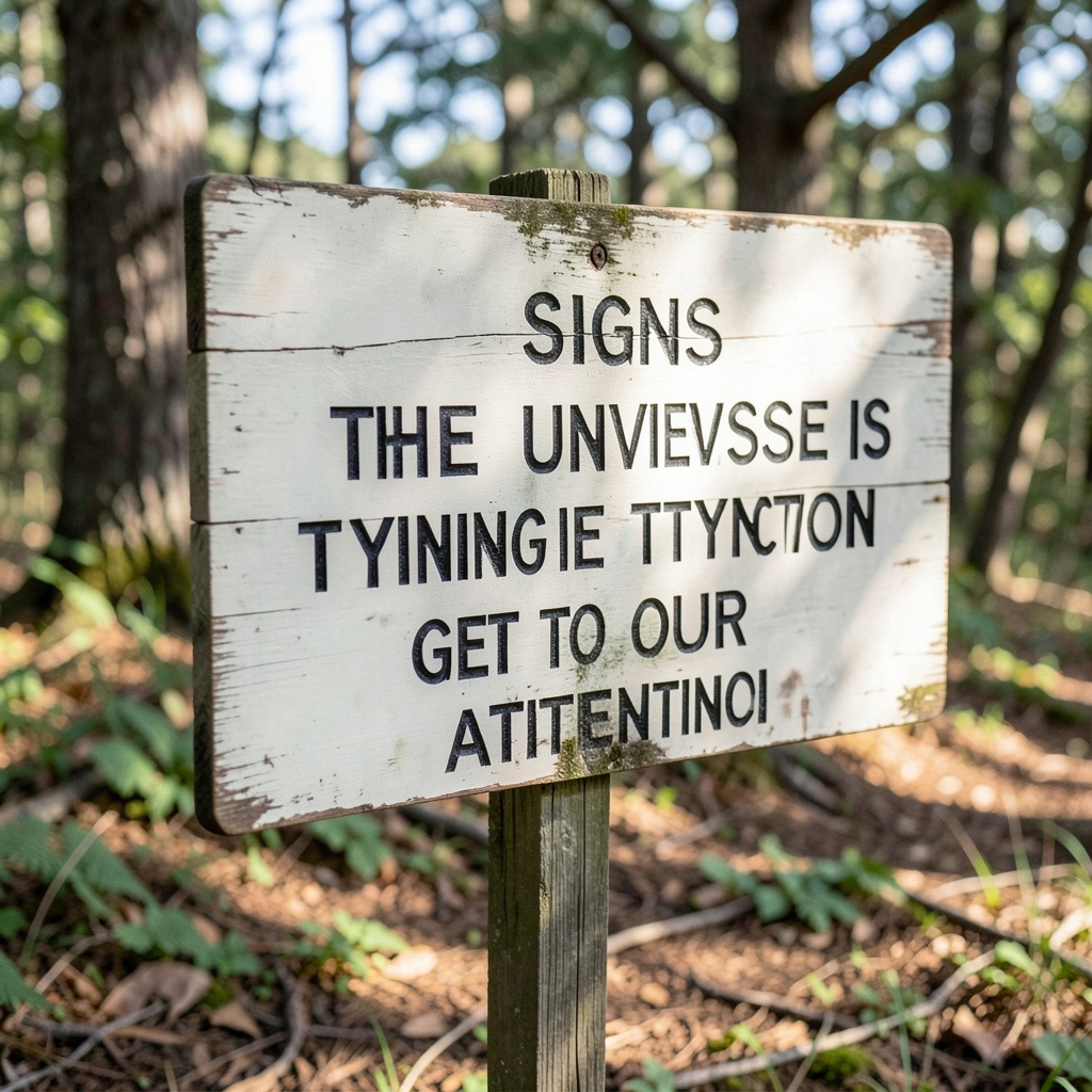 signs the universe is trying to get your attention