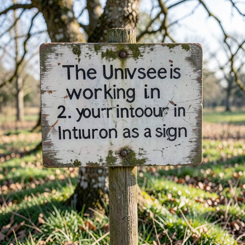 signs the universe is working in your favor