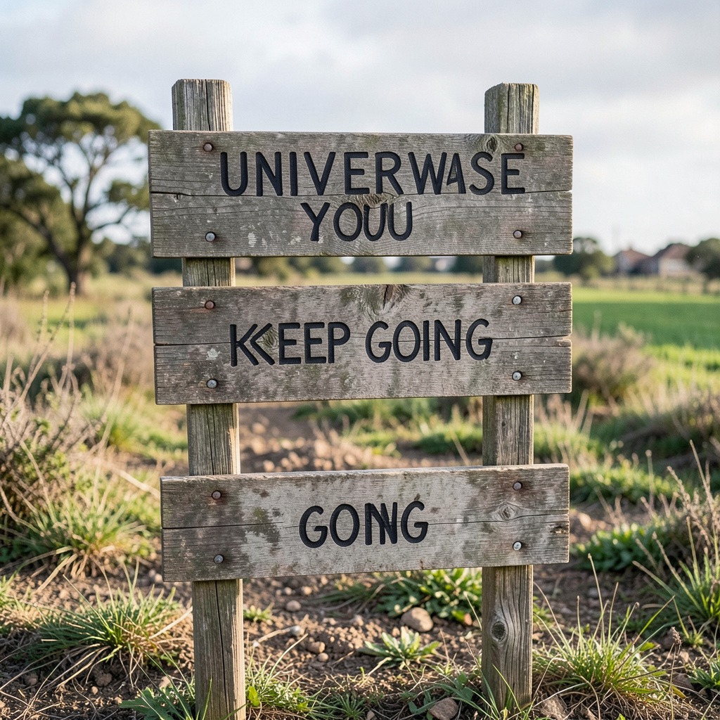 signs the universe wants you to keep going