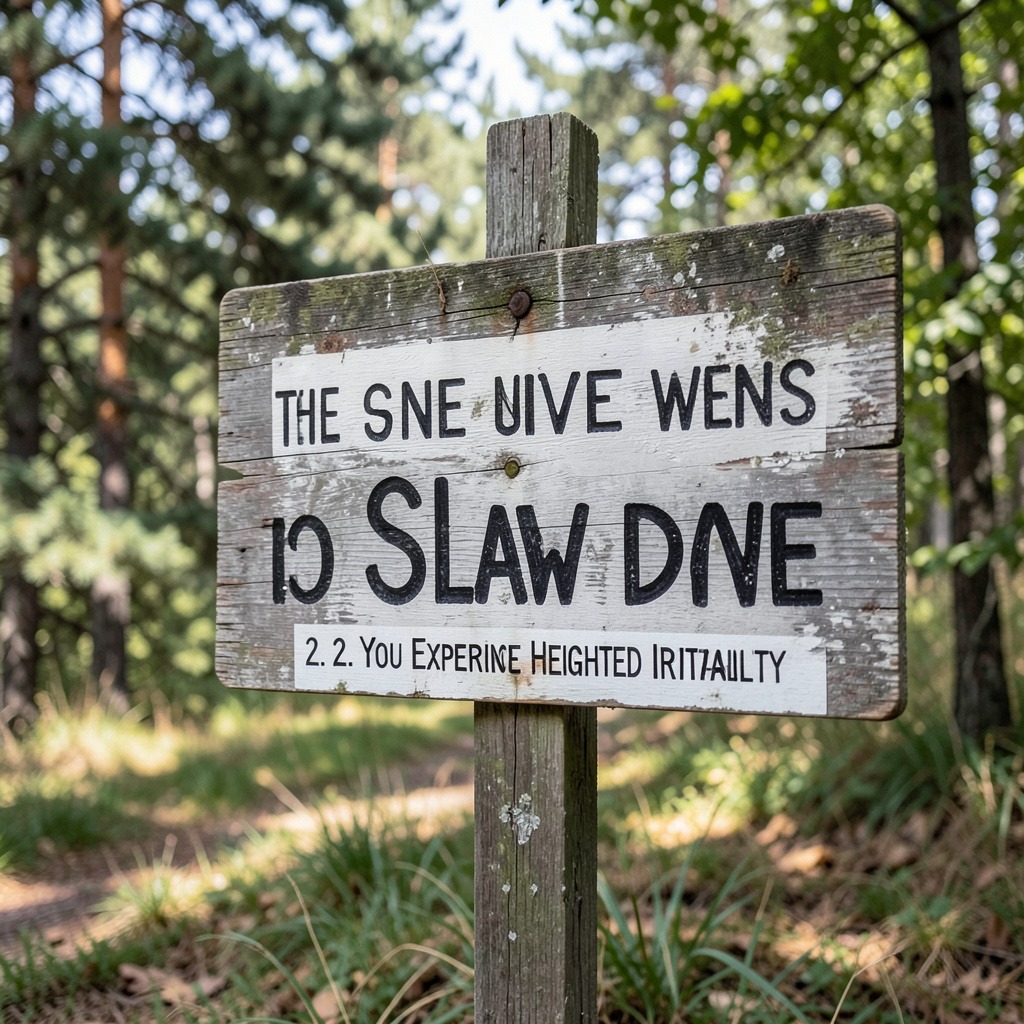 signs the universe wants you to slow down