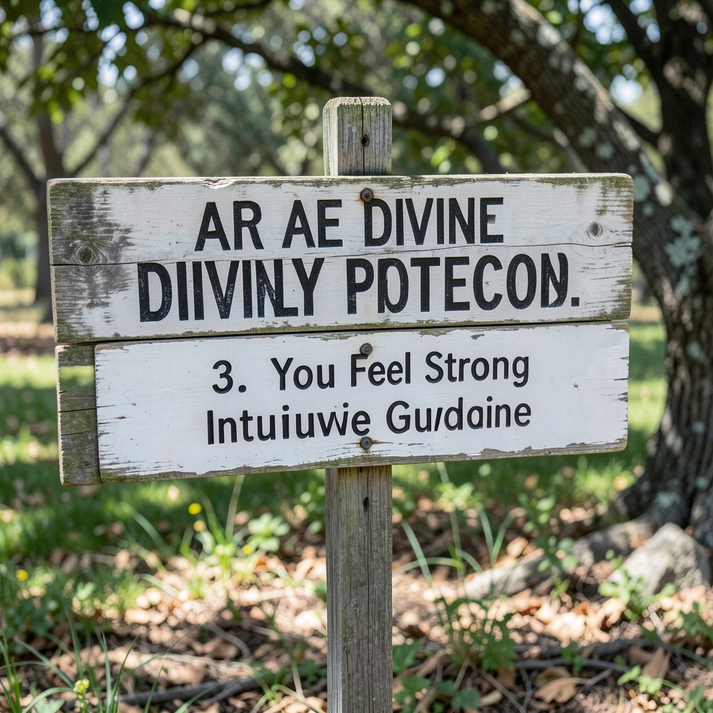 signs you are divinely protected