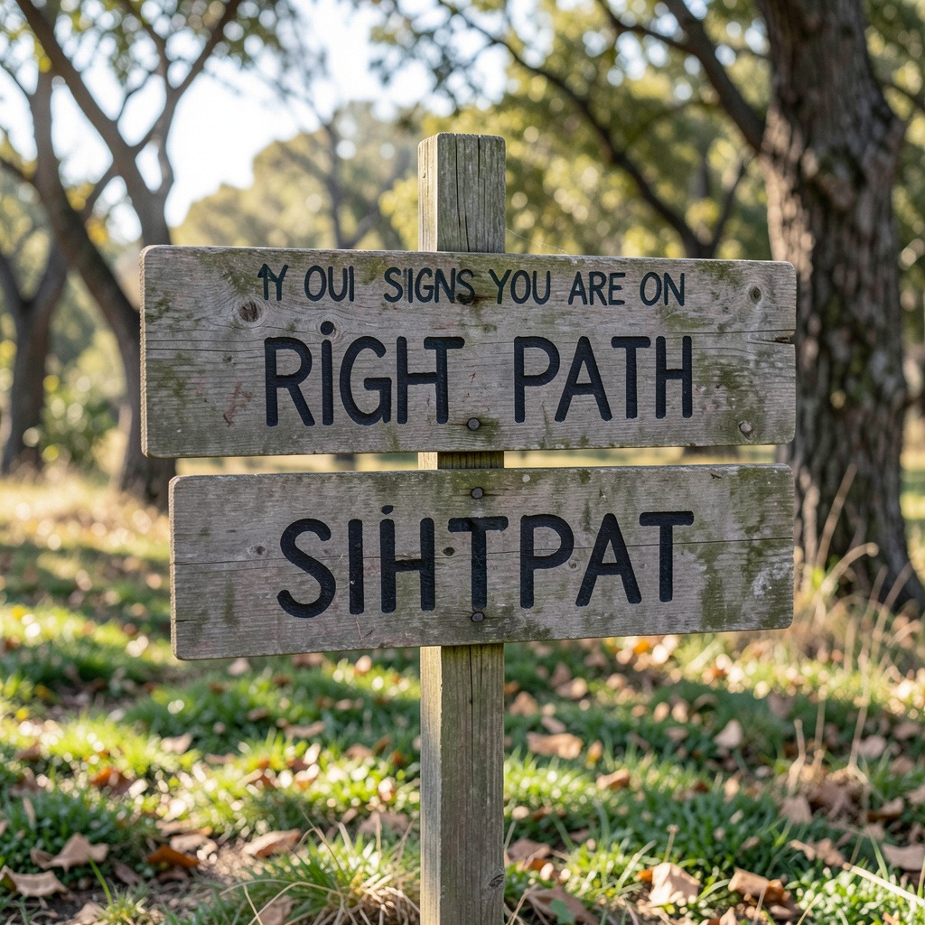 signs you are on the right path spiritually