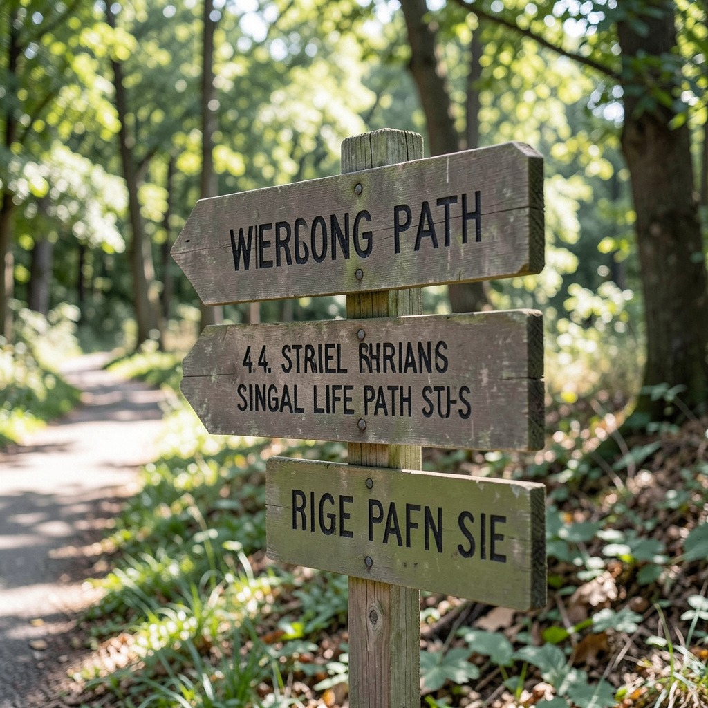 signs you are on the wrong path