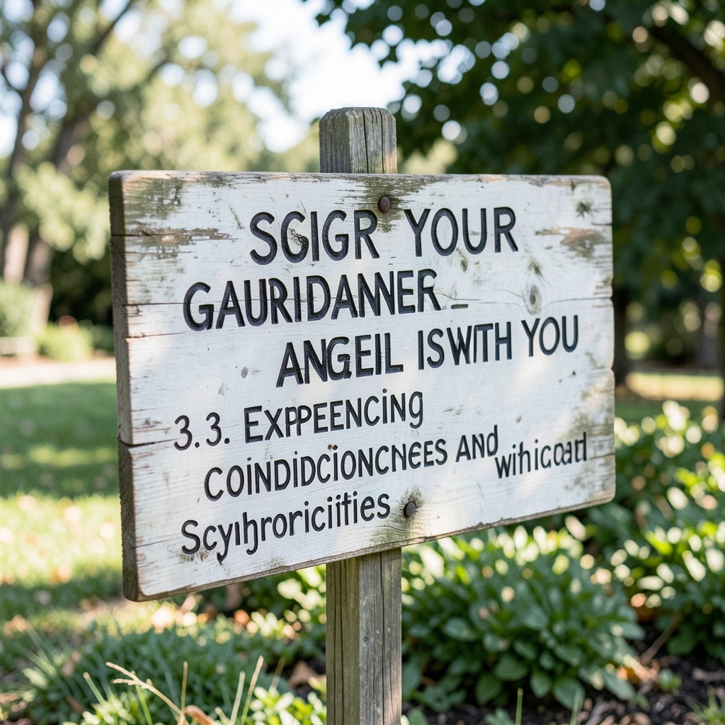 signs your guardian angel is with you