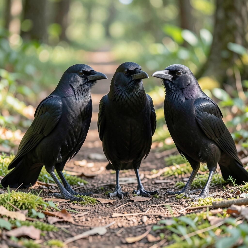 three crows superstition