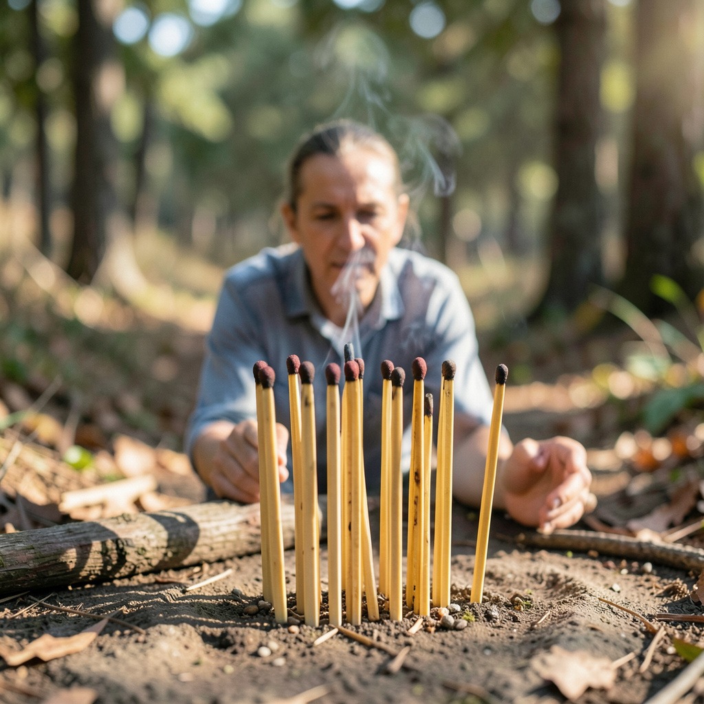 three on a match superstition