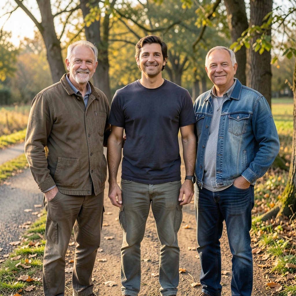 three person photo superstition