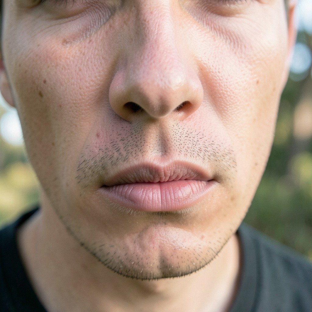 upper lip twitching superstition