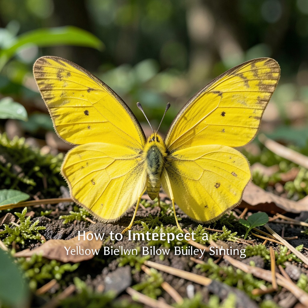 yellow butterfly superstition
